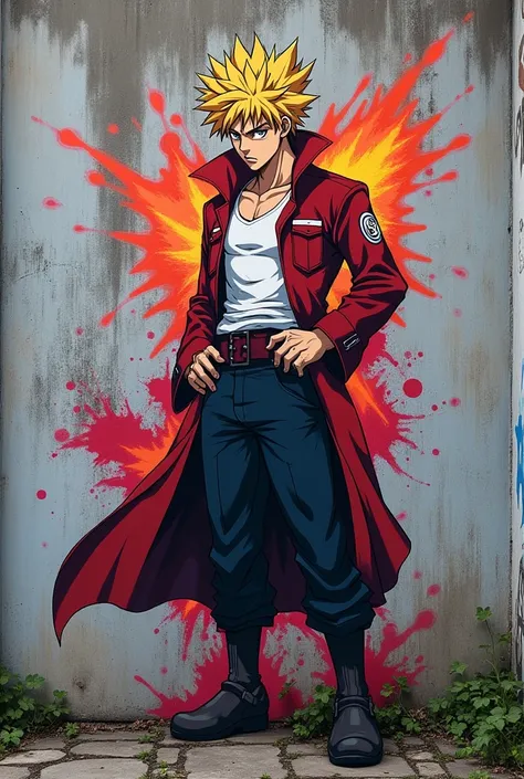 Create a graffiti by Itadori Jujutsu Kaisen

