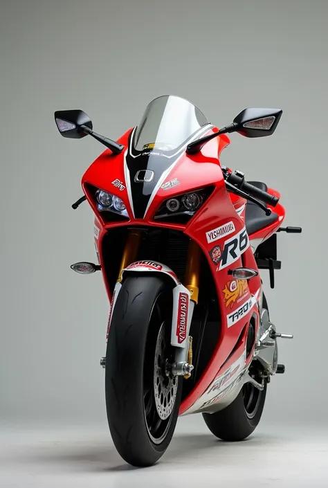  A 2005 Honda CBR 600 RR motorcycle that the bike is red,  black and white ,  that have Yoshimura , Motul and RR
That it is a 2005 model 