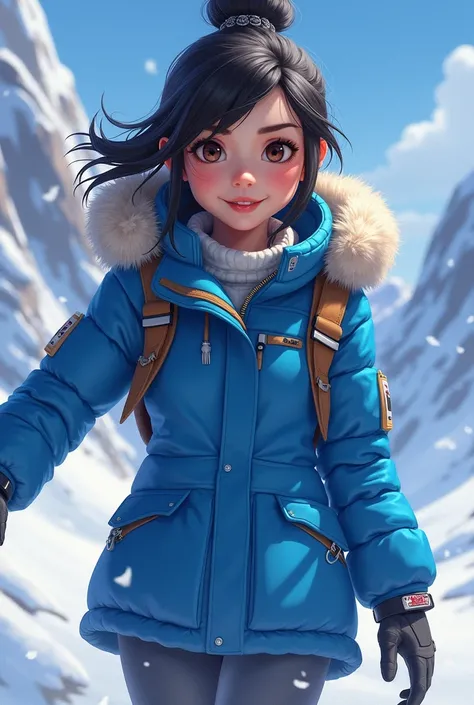 The character Mei from Overwatch