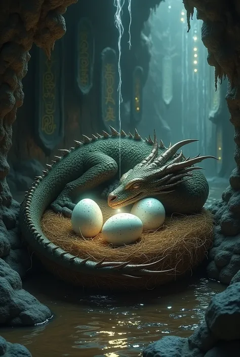 Quail eggs in the dragons nest