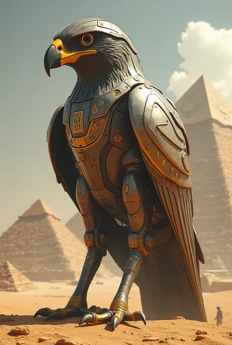 A giant technological falcon from the era of the pharaohs