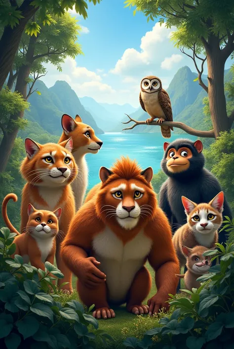 Cover picture for animal movies 
