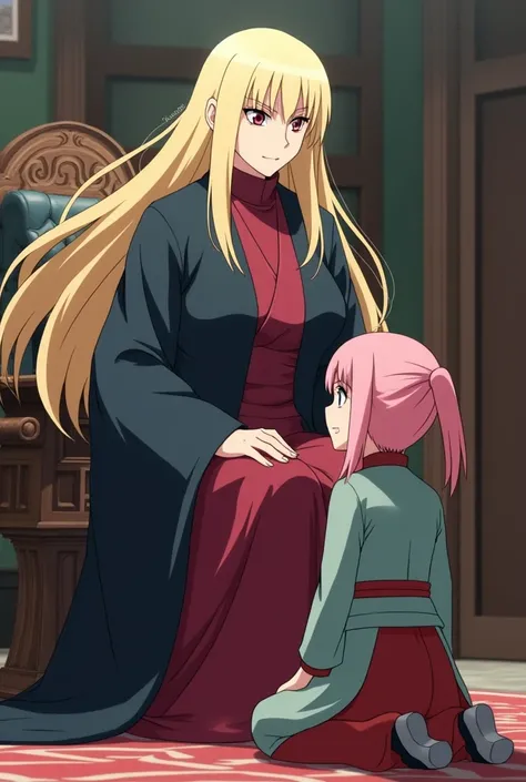 Generate Tsunade 
And that Sakura knelt before Tsunade 
