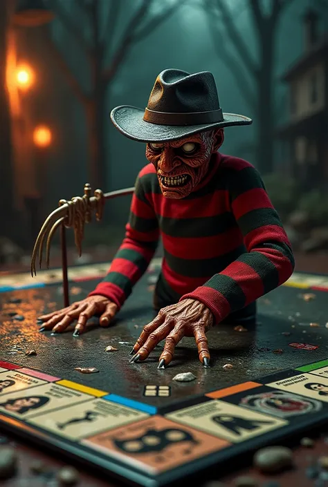 Freddy Krueger horror movie Monopoly game 