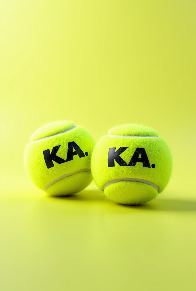 Arkays Sports Ka logo banado Jo tennis balls ke uper print ho