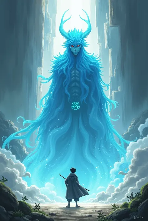 Sasuke Susanoo in studio Ghibli style