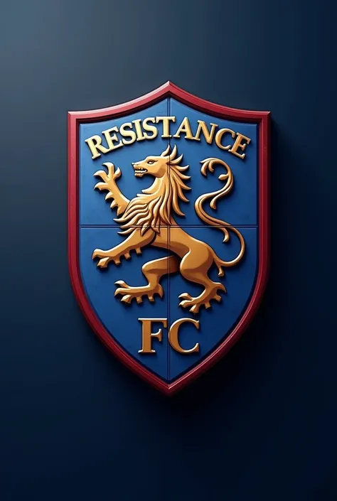  A shield identical to that of Aston Villa with the colors dark blue, grená and white, With the name resistance FC  