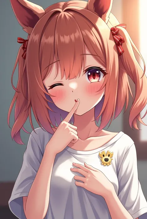 Anime girl putting fingers inside her pussy