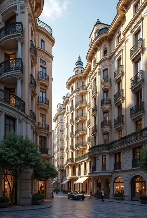 The design is fine but its very simple ,  I want you to base yourself on the buildings of the first designs ,  I want very realistic apartment buildings and I want them to look luxurious