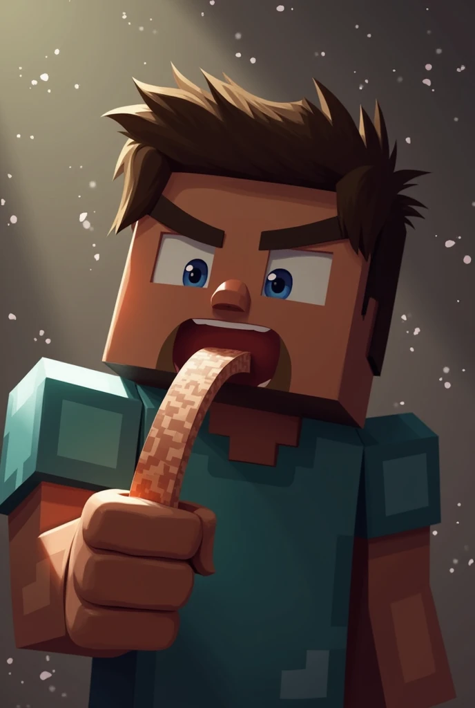 Minecraft Alex sucking a dick