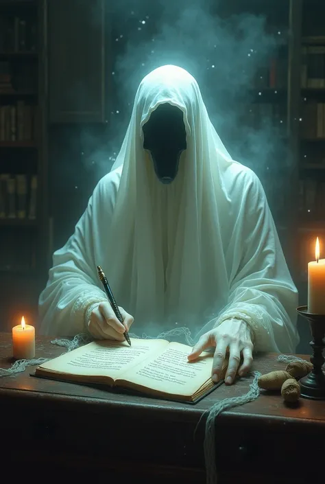 A ghost called SG writing,    Ghostwriter, 