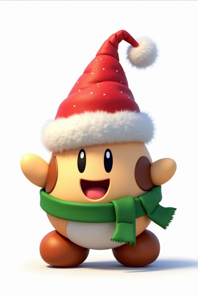 Goomba de Mario Bros Christmas white background png