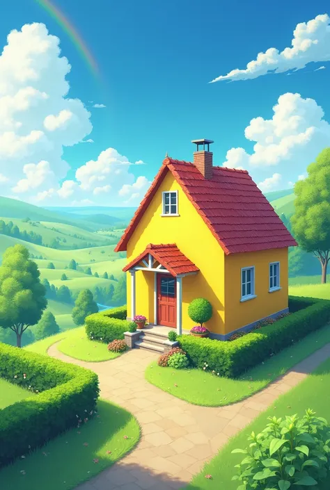 a yellow house --seed 2022 --niji