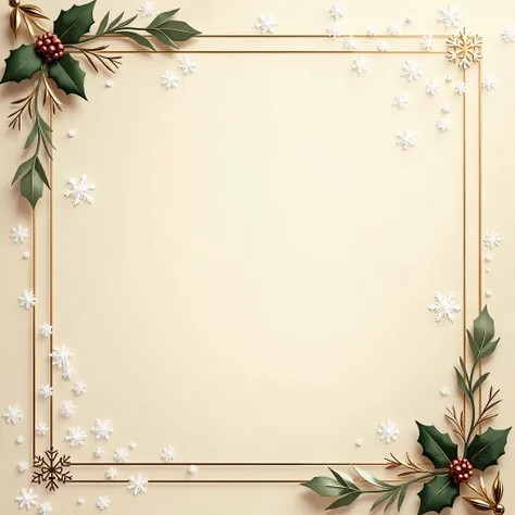 Invitation card with Blank Space for new year and Christmas 