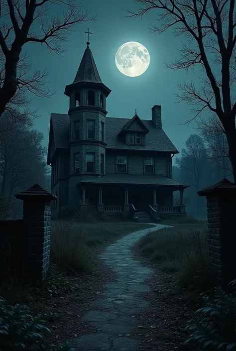 Old house in the night