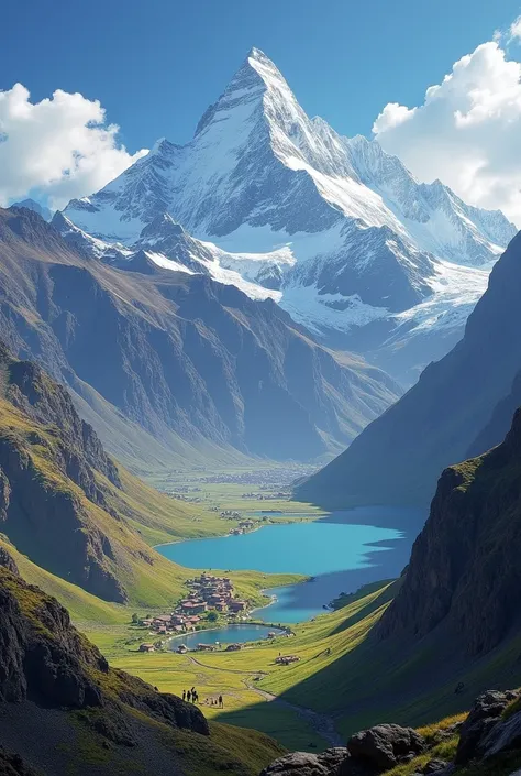 Ausangate mountain in the Peruvian Andes