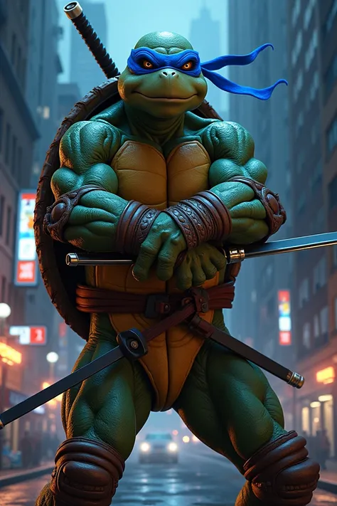 Leonardo of the ninja turtles 