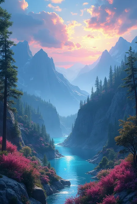 Dazzling beautiful landscapes
