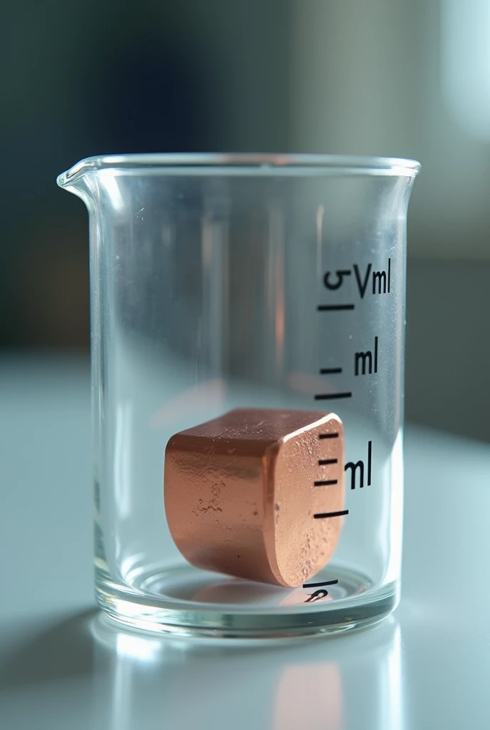 1. . Weigh 1 piece of copper metal, put in a 50 ml beaker. (Record the weight of a piece of copper metal )
