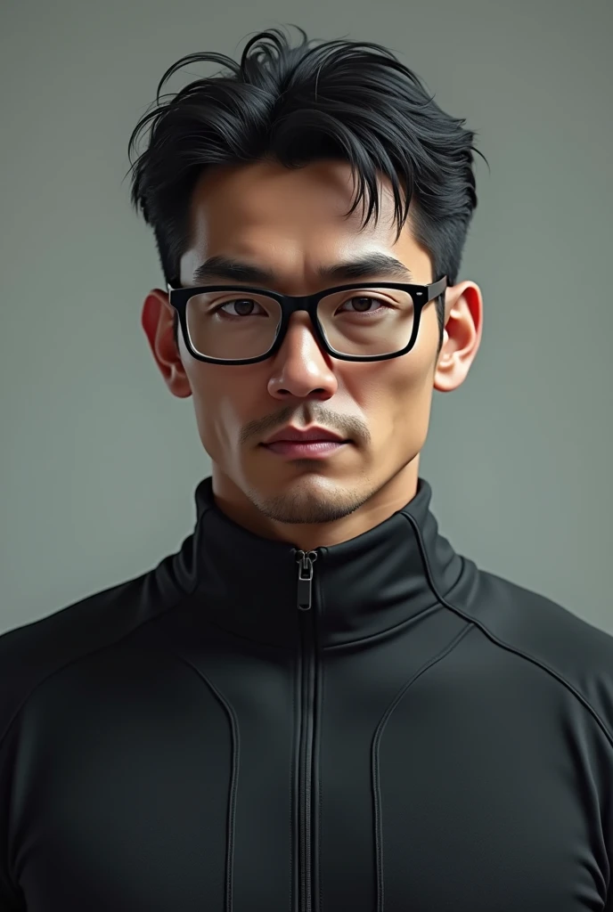 man, moreno, glasses, sportswear, long face 