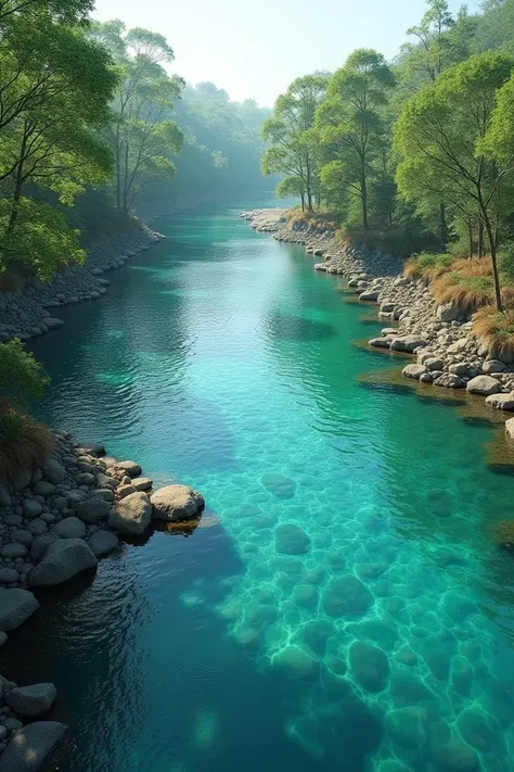 **title:**  
 Natural engineering to Change the Color of the River Brown Becoming Blue or Green Permanently with Approach Hyper Nano Hybrid Technology 

---

** Introduction **  
 Rivers with brown colored water are often caused by sediment ,  organic poll...