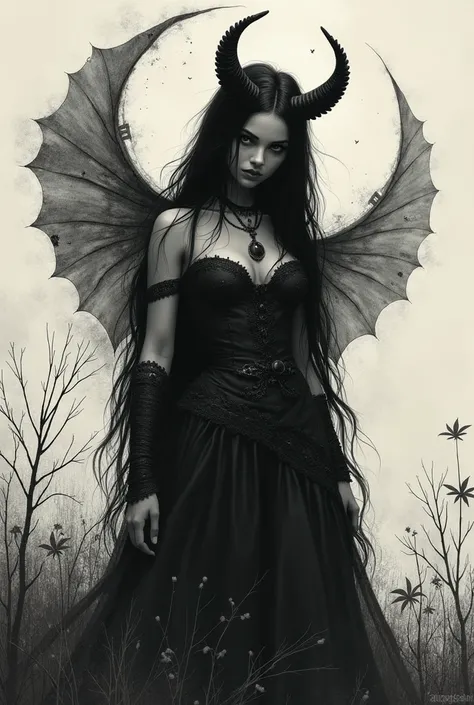 ((angry fairies)),ominous fairys land,ominous places,pretty face,threatening landscape,Iryna Yermolova,Nicola Samori,alexey egorov,alina ivanchenko,steampunk,cheyenne, High contrast, minimalistic, colored black and grungy white, dramatic, graphic novel ill...