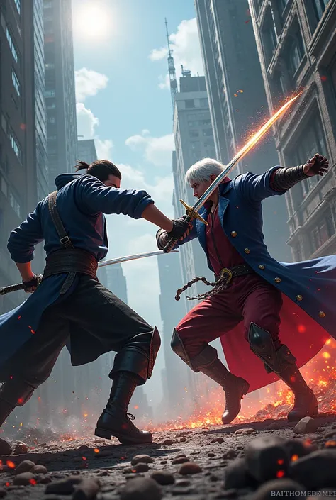 Cho Minjae versus Vergil from Devil May Cry 3