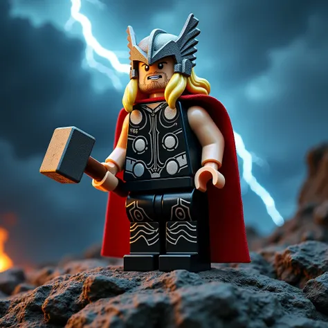 Thor as lego art 