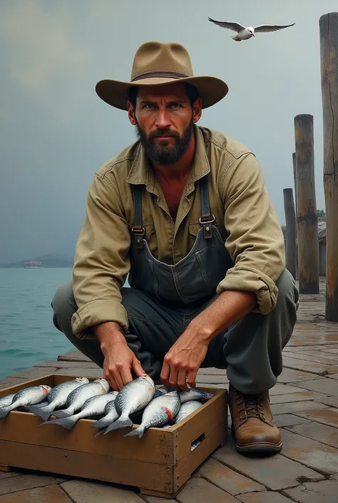 Leonel Messi is selling fish 