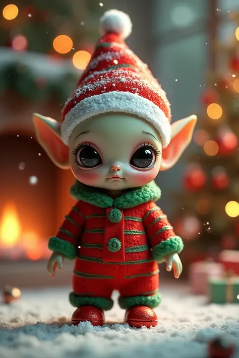 Baby Alien 3d Christmas outfit 