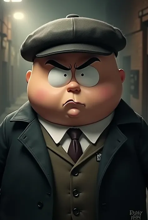 Eric Cartman no estilo Peaky Blinders 