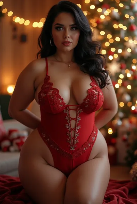 Christmass women curvy  sexy
