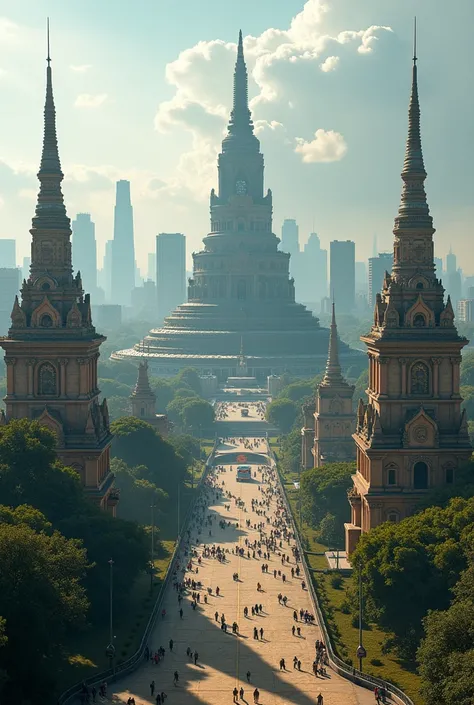 The city of Lopburi in its future form remains an ancient site