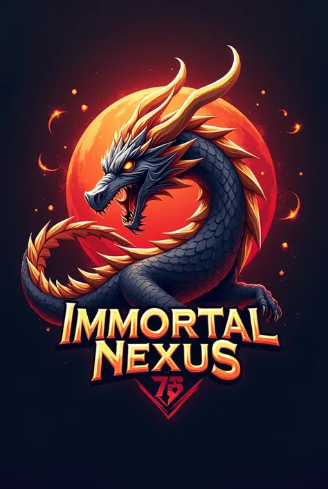 Logo for the Mobile Legends MOBA team 
Immortal Nexus Team Name
For the dragon logo