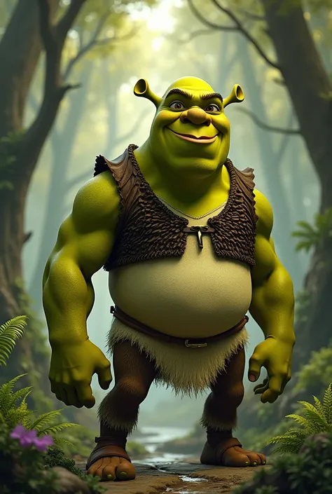 A new version of the original Shrek drawing 