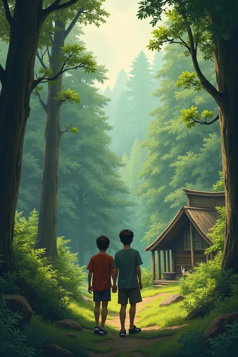 Two brothers used to live near a forest.