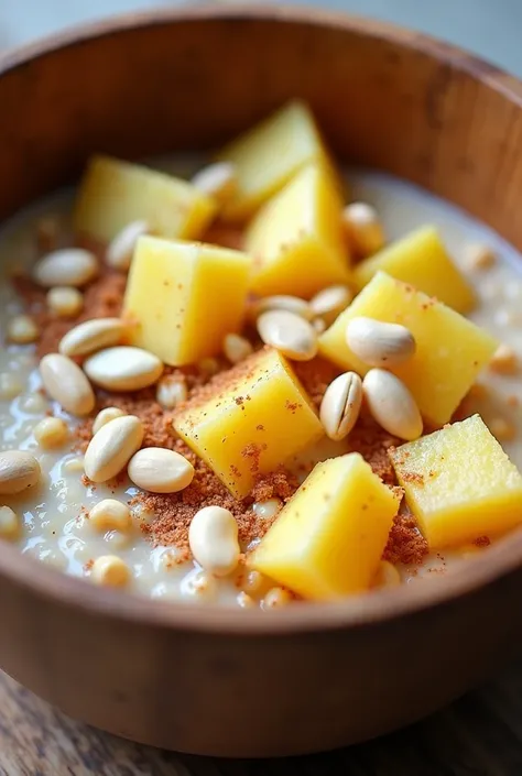 Overnight Oats Ananas & Noix de Macadamia