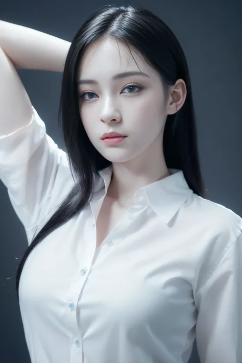 (photo realistic, hyper realistic, 4k, 8k, 3D, masterpiece, best quality, absurdres, amazing quality, hyper detailed, ultra detailed, UHD, perfect anatomy, portrait, hyper-realism, awesome, immaculate), Beautiful girl, pretty face, from Korea, solo, 25 yea...