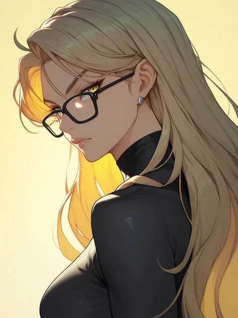 score_9, score_8_climb, score_7_climb, score_6_climb, score_5_climb,  Lhta 4564  , 1 women,  black long hair, Black Circle Glasses ,  high definition, precise,  Anime Characters,  look at the audience,  boobs, dark tone, jewelry,  masterpieces , serious,  ...