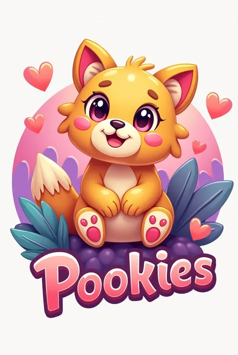 I want a logo Instagram group chat logo for name pookies 4k