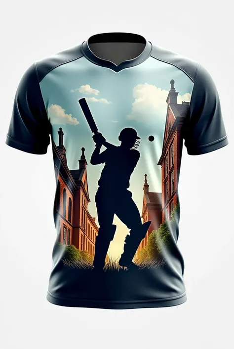 Cricket tournament jersey of English departm
ent