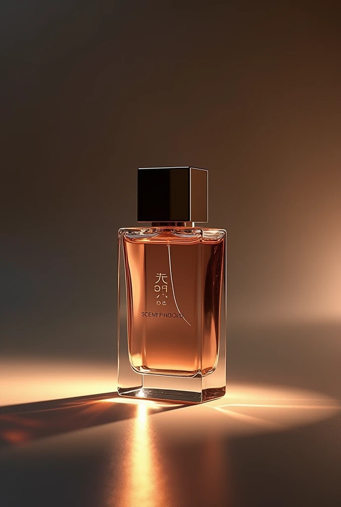 Bootle of parfume with (scent love.id) logo