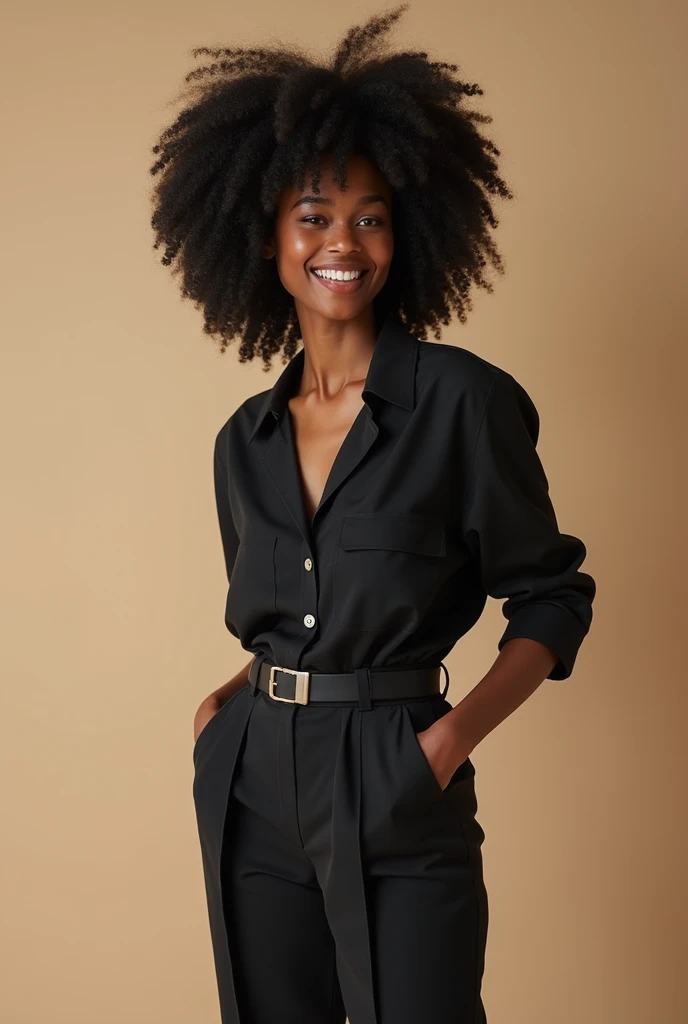 Black girl ， Full Body Photo ，reality，Look good when dressed conservatively