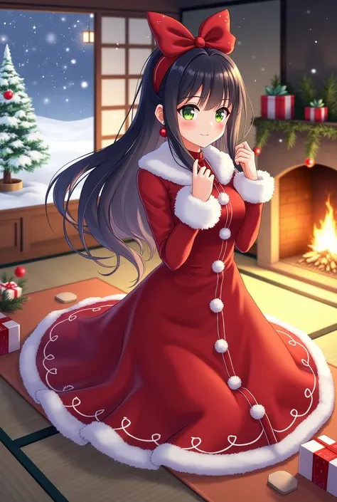 Rin tohsaka de navidad stay night 