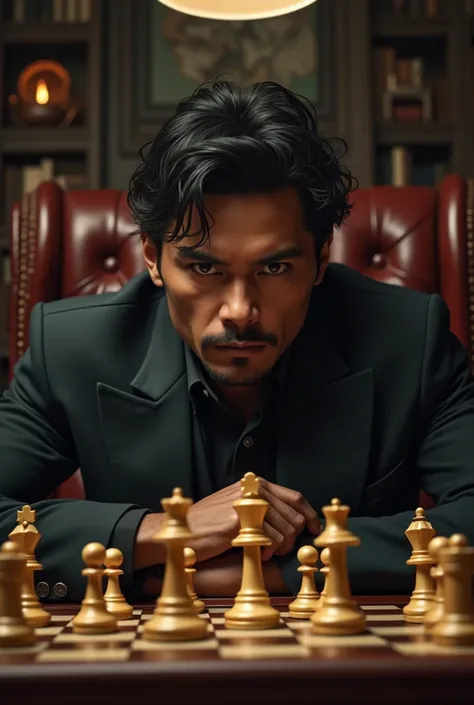 generate picture of robin padilla playing chess