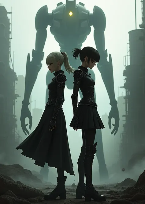 make a poster for the game nier automata