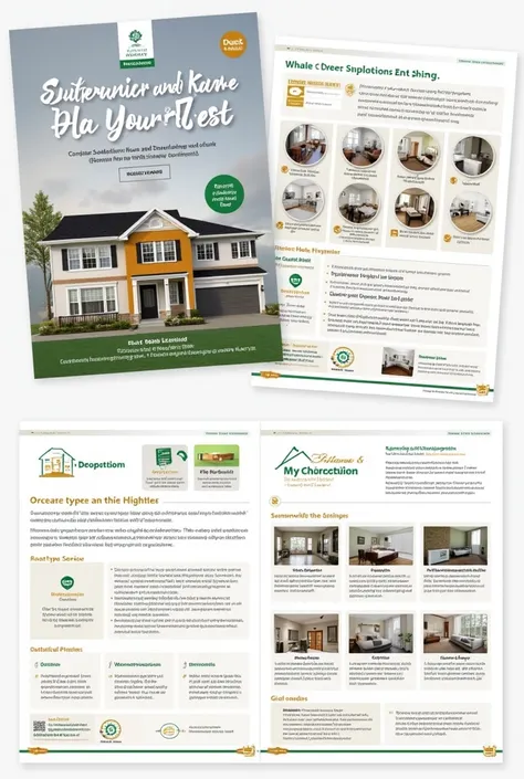  A3 poster（双面design）
front：
Title section：

 Headline："Exclusive House Selection and Decoration Guide for Yu Shui Terrace Owners"
Subtitle： Easy to buy decoration & 北辰design —— 专为您定制的高品质家装服务
视觉焦点：

Place your companys logo in the center of the poster（If an...