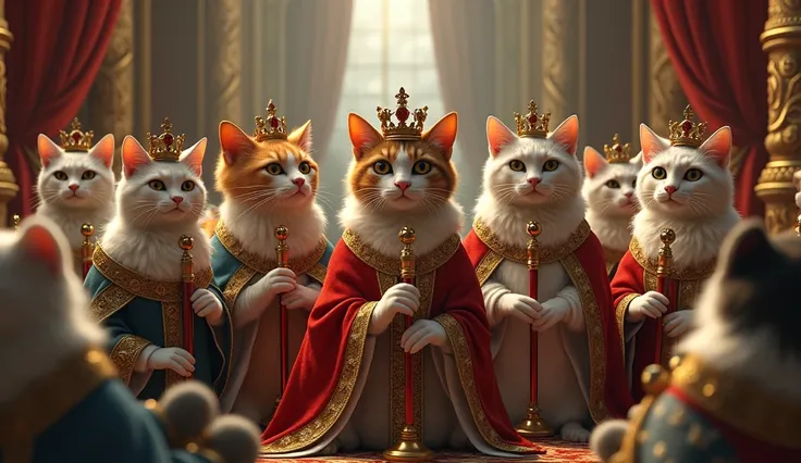 8K quality, From The Cat Empire :  Are Cats the Real Kings of the World?, realistic