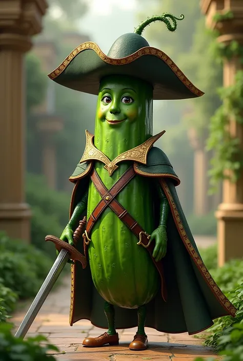 A musketeer cucumber 