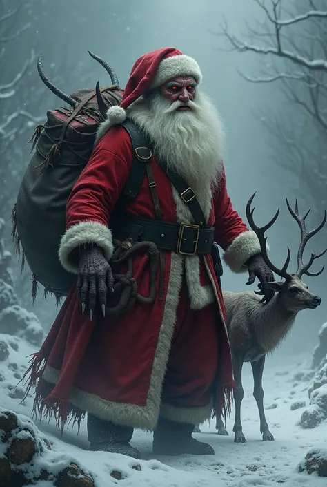 An evil Santa Claus